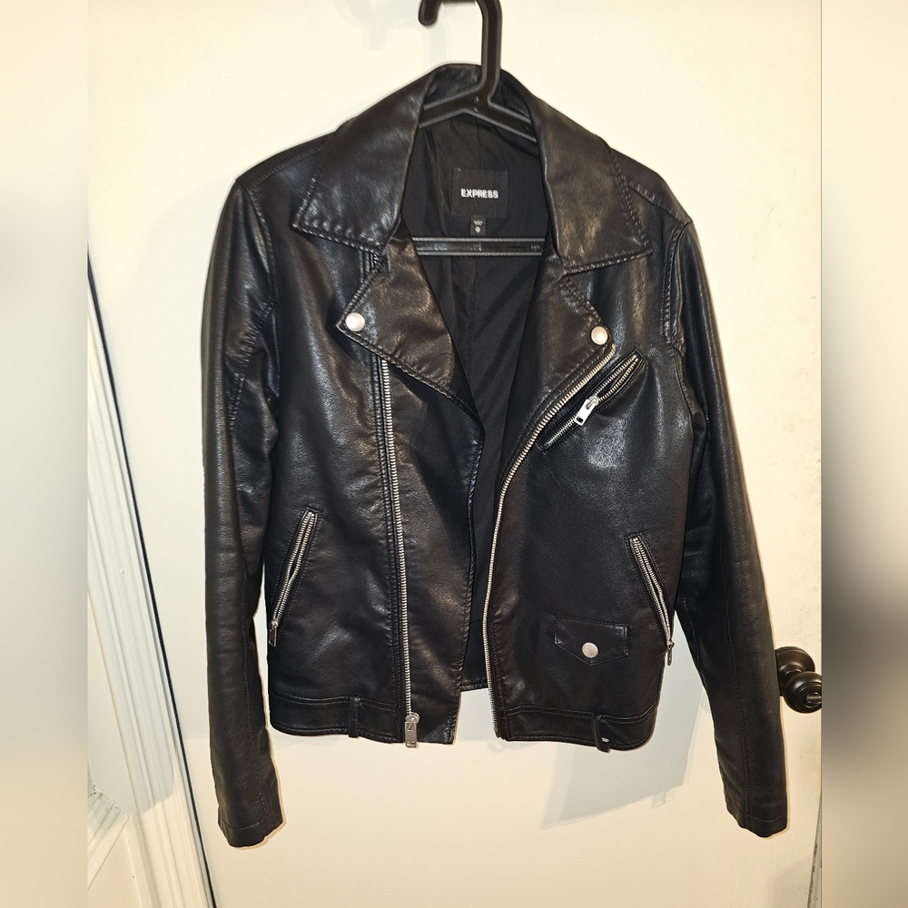 Express Faux Leather Jacket Xs